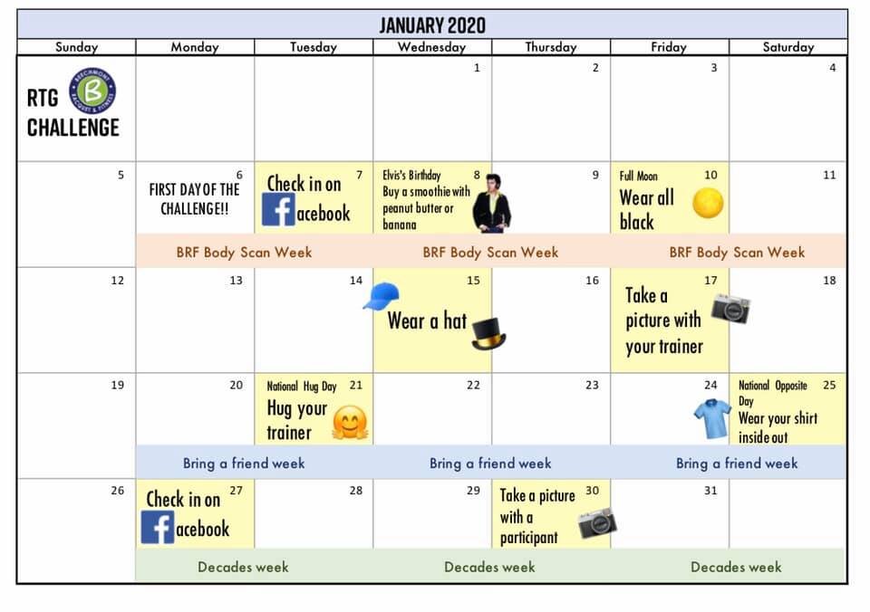 Here are ways to earn extra points for our first month of the challenge! #RTGChallenge